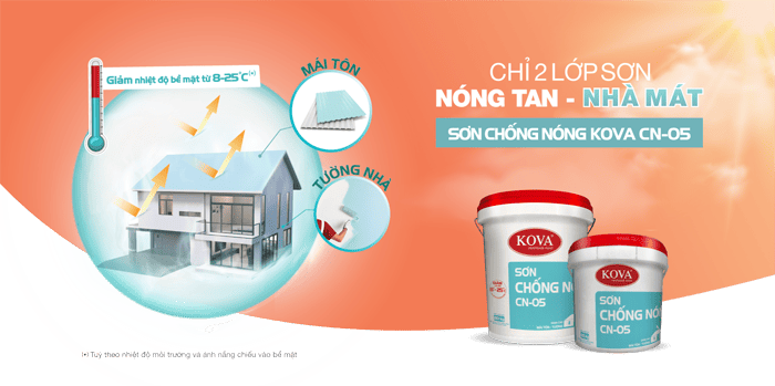 Sơn chống nóng cách nhiệt Kova